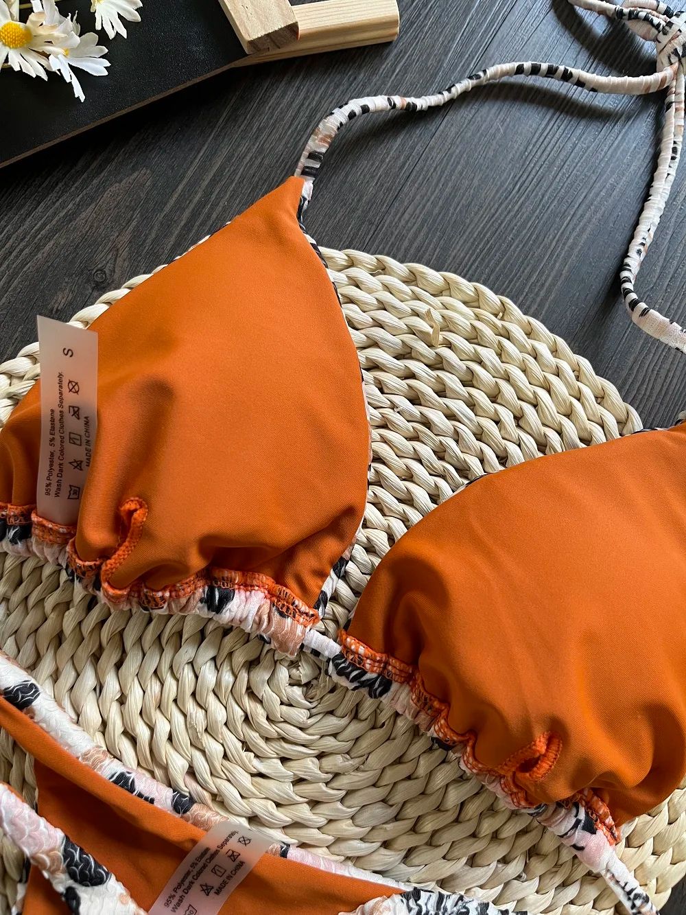 RUOTONGSEPT Leopard Push Up Thong Bikini Set