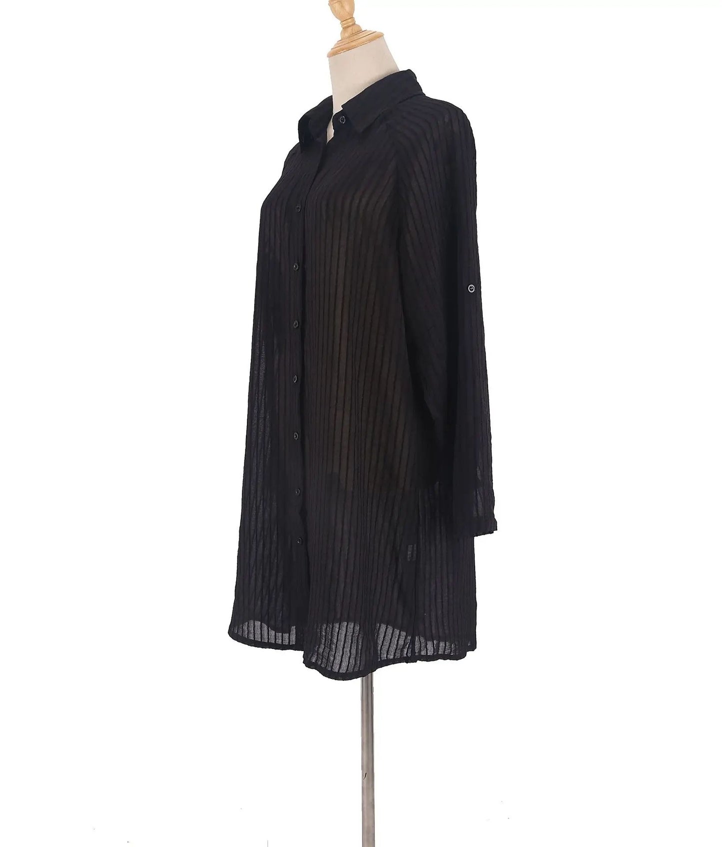 Elegant Belted Kimono Beach Cover Up