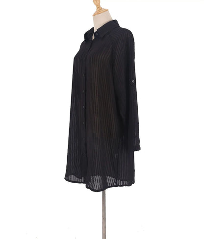 Elegant Belted Kimono Beach Cover Up