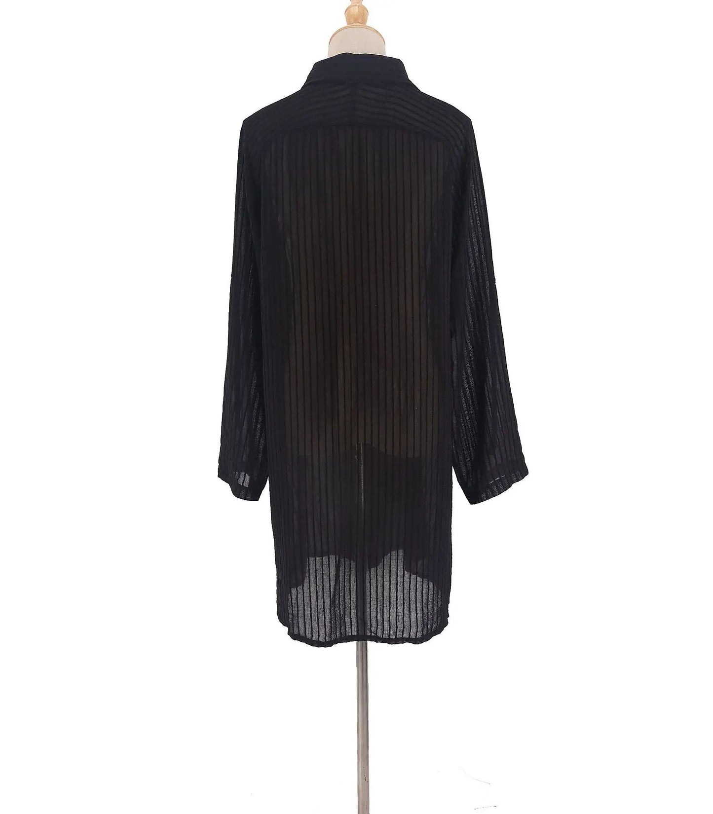 Elegant Belted Kimono Beach Cover Up