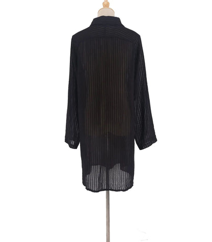 Elegant Belted Kimono Beach Cover Up