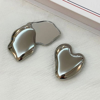 Petite Foldable Heart Beauty Compact