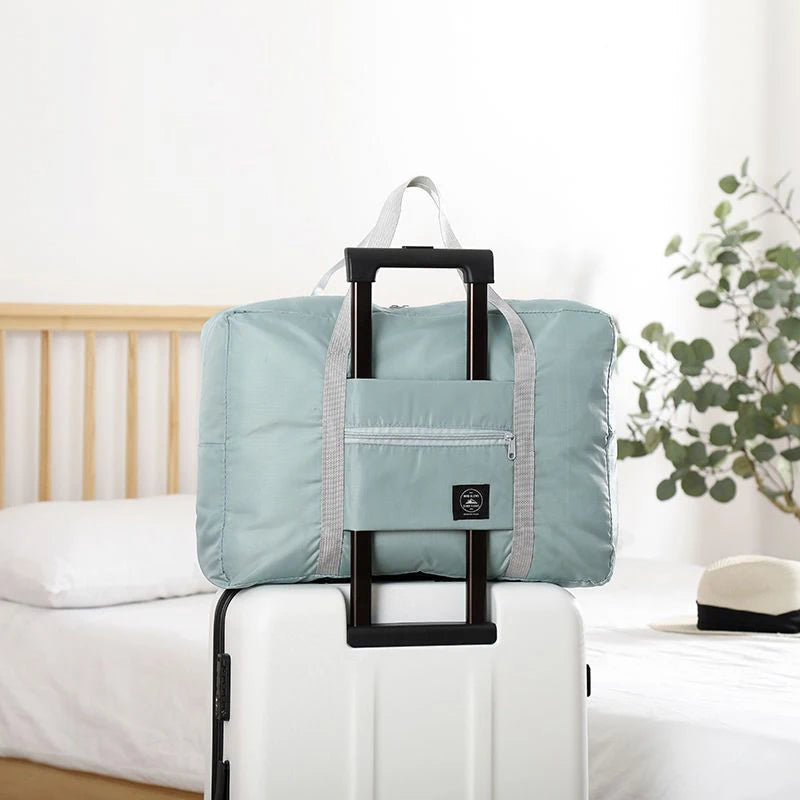 Foldable Travel Duffel Bag Lightweight, Large Capacity Carry-On for Women & Girls, Perfect for Weekend Trips and Overn