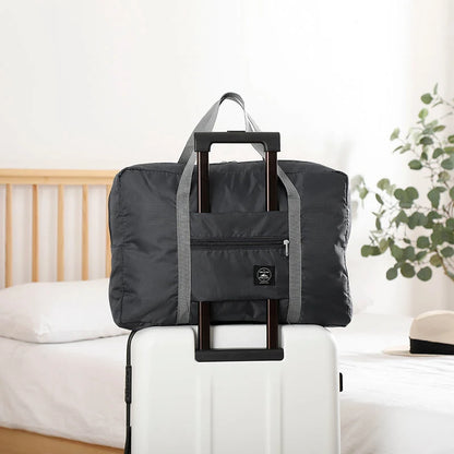 Foldable Travel Duffel Bag Lightweight, Large Capacity Carry-On for Women & Girls, Perfect for Weekend Trips and Overn