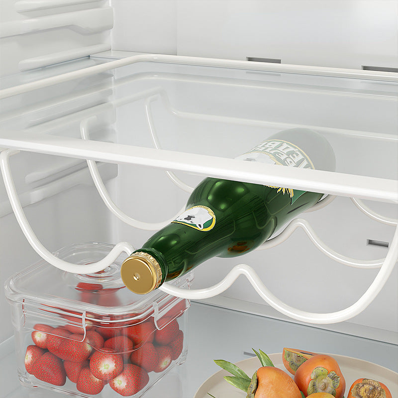 Beer Bottle Fridge Organizer, Creative Home Furnishing Accessories, Wine Display Shelf Holder, Hook Refrigerator Storage