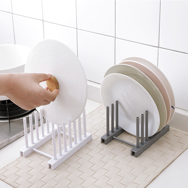 Small Dish Rack Over Sink Drying Tray, Kitchen Counter Dish Drainer with Cutlery Holder