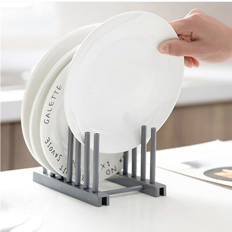Small Dish Rack Over Sink Drying Tray, Kitchen Counter Dish Drainer with Cutlery Holder