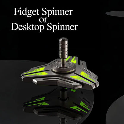 High-Speed Metal Fidget Spinner – Light-Up Gyro Anxiety Relief Toy with Smooth Bearings