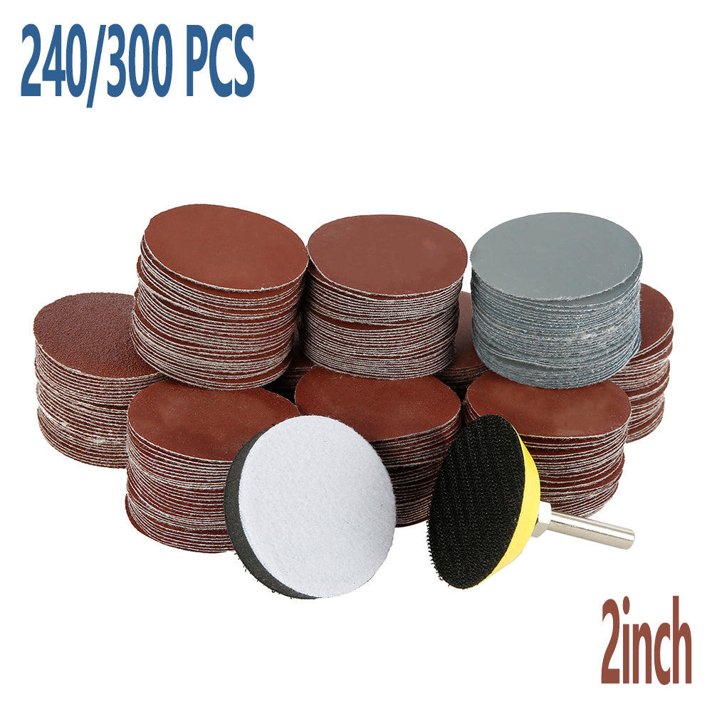 Abrasive Polishing Pad Kit, Sanding Discs Pads Set, Dremel Rotary Tool Sandpapers Accessories for Metal