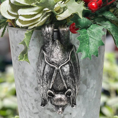 Bat-Shaped Resin Hanging Planter for Gothic Garden Decor
