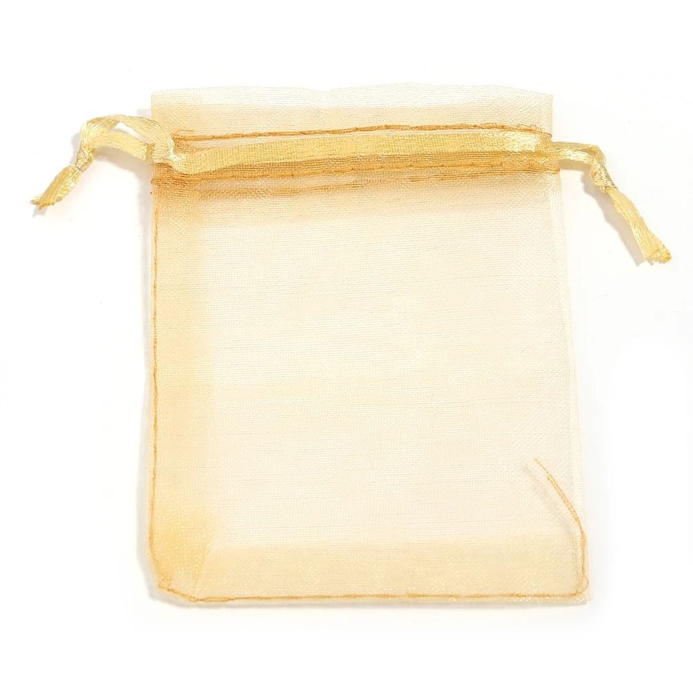 Drawable Organza Bags – Transparent Jewelry & Wedding Pouches