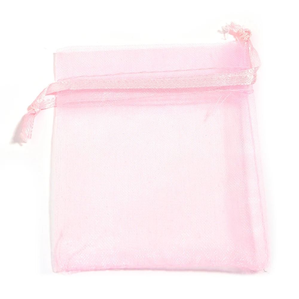 Drawable Organza Bags – Transparent Jewelry & Wedding Pouches