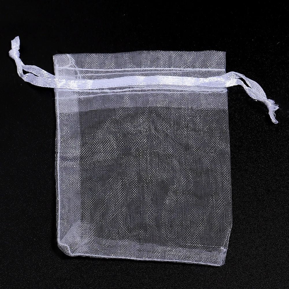Drawable Organza Bags – Transparent Jewelry & Wedding Pouches
