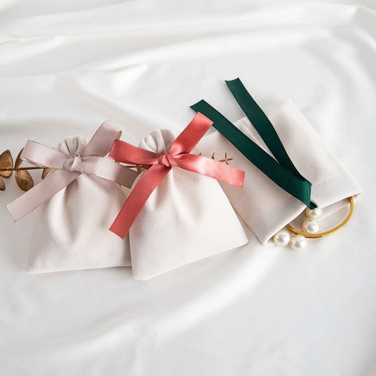 Velvet Jewelry Bags – 10 Pcs Suede Gift Packaging