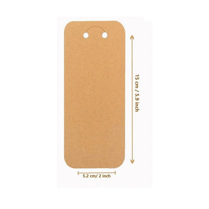 Keychain & Necklace Display Cards – 30 Pcs Packaging Set