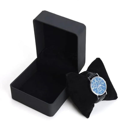 PU Leather Watch Box – Rounded Corner Gift Packaging Case