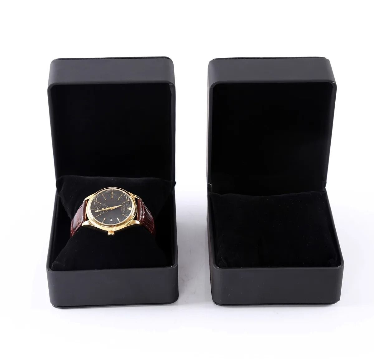 PU Leather Watch Box – Rounded Corner Gift Packaging Case