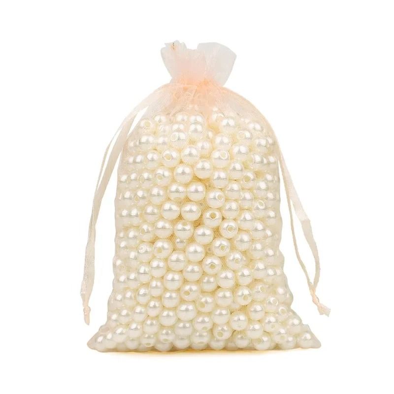 Elegant Drawstring Jewelry Pouches – 50 Pcs Gift & Party Bags