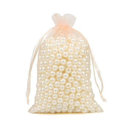 Elegant Drawstring Jewelry Pouches – 50 Pcs Gift & Party Bags