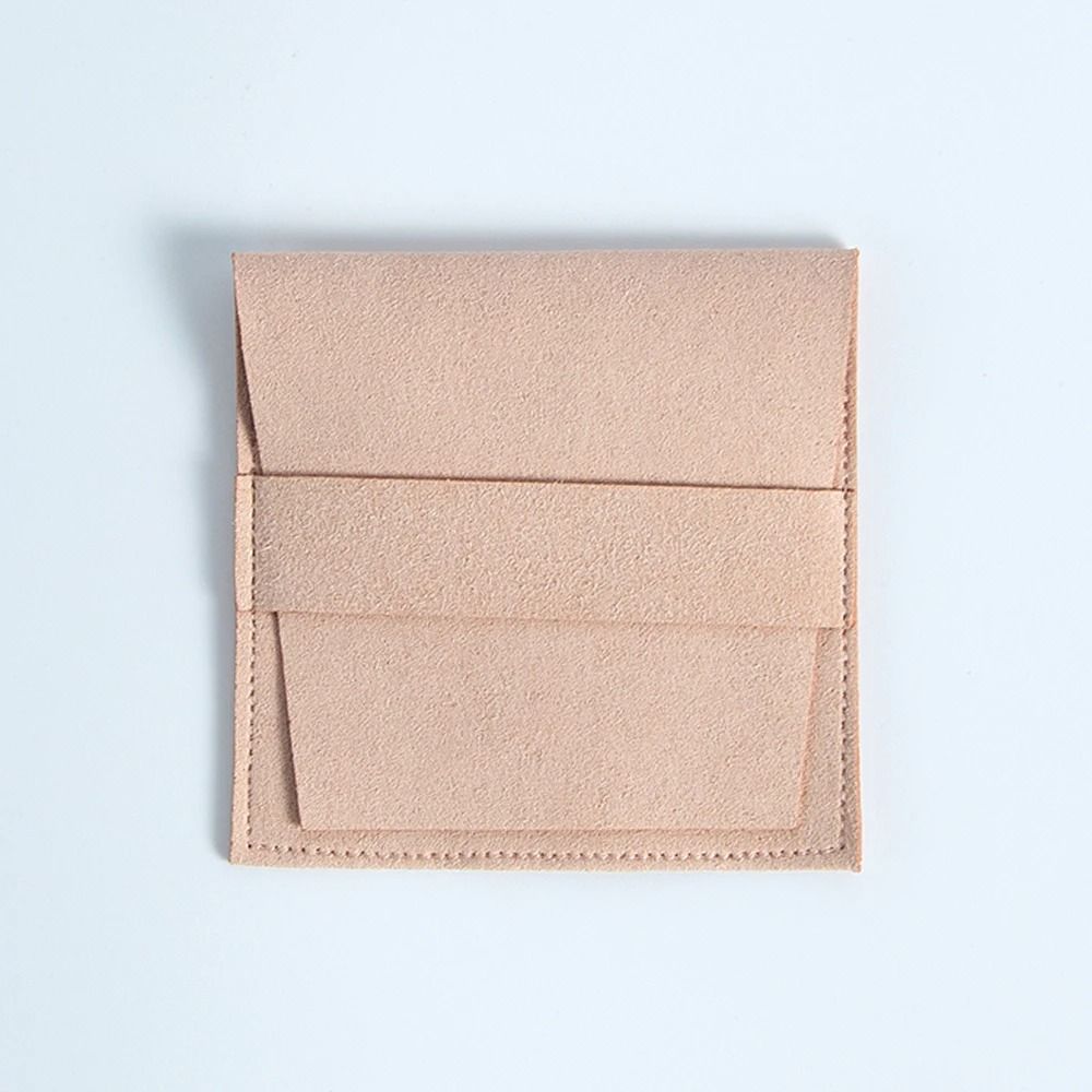 Microfiber Suede Jewelry Pouches – 5 Pcs Premium Envelope Flap Bags