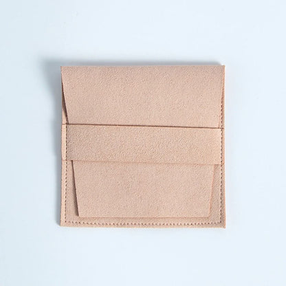 Microfiber Suede Jewelry Pouches – 5 Pcs Premium Envelope Flap Bags