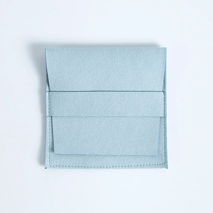 Microfiber Suede Jewelry Pouches – 5 Pcs Premium Envelope Flap Bags