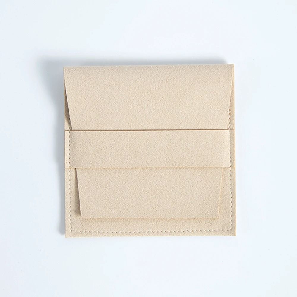 Microfiber Suede Jewelry Pouches – 5 Pcs Premium Envelope Flap Bags