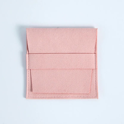 Microfiber Suede Jewelry Pouches – 5 Pcs Premium Envelope Flap Bags