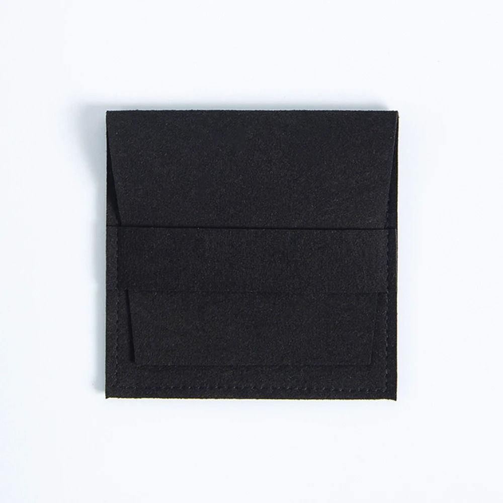 Microfiber Suede Jewelry Pouches – 5 Pcs Premium Envelope Flap Bags