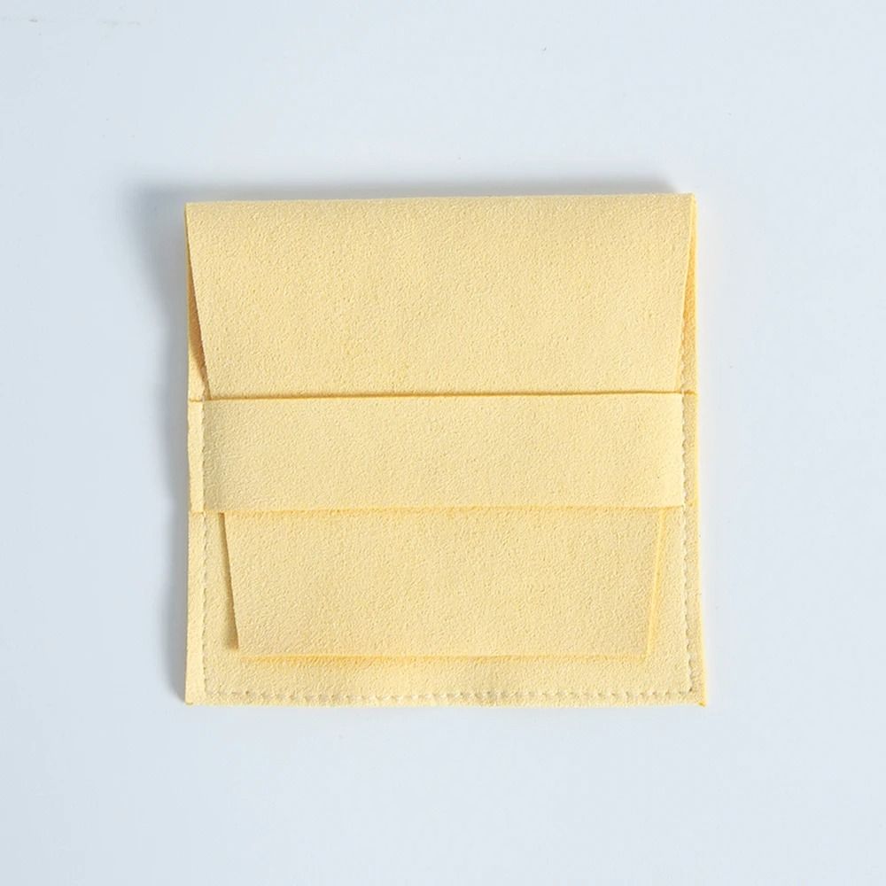 Microfiber Suede Jewelry Pouches – 5 Pcs Premium Envelope Flap Bags