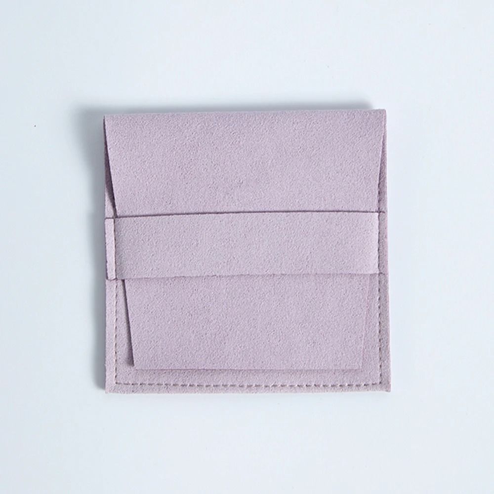 Microfiber Suede Jewelry Pouches – 5 Pcs Premium Envelope Flap Bags