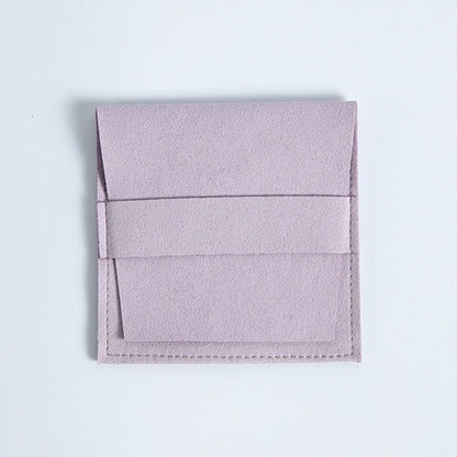 Microfiber Suede Jewelry Pouches – 5 Pcs Premium Envelope Flap Bags