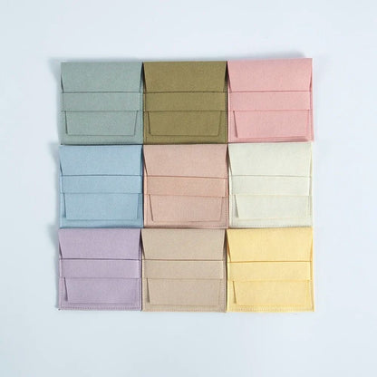 Microfiber Suede Jewelry Pouches – 5 Pcs Premium Envelope Flap Bags