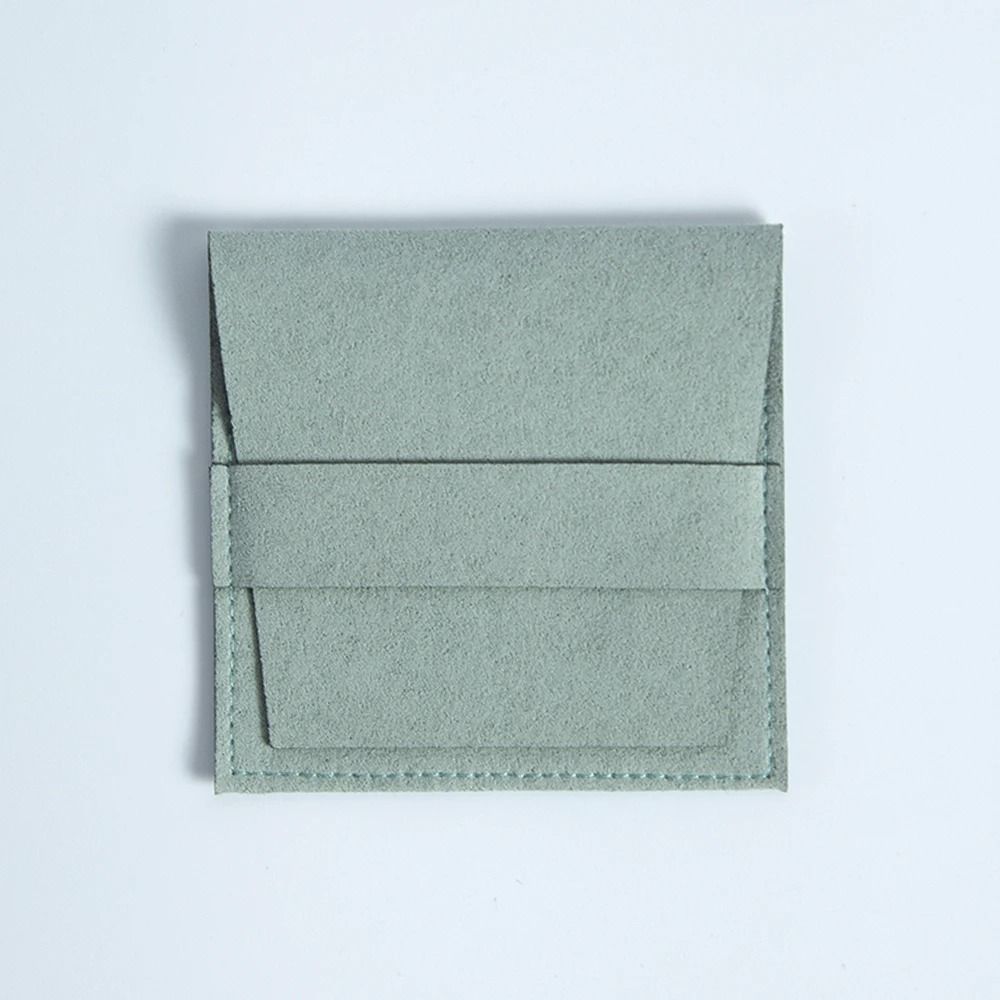 Microfiber Suede Jewelry Pouches – 5 Pcs Premium Envelope Flap Bags