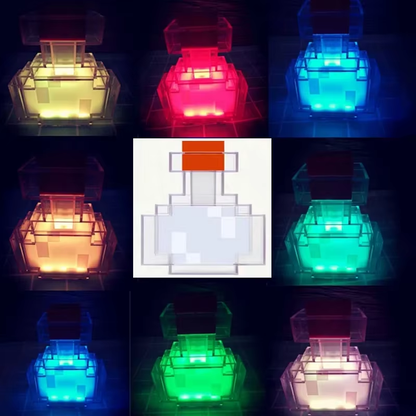 USB Rechargeable Brownstone Torch LED Night Lights Table Light for Game Room Decoration Kids Birthday Gifts