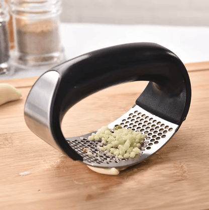 CrushEase Stainless Steel Garlic Press and Mincer