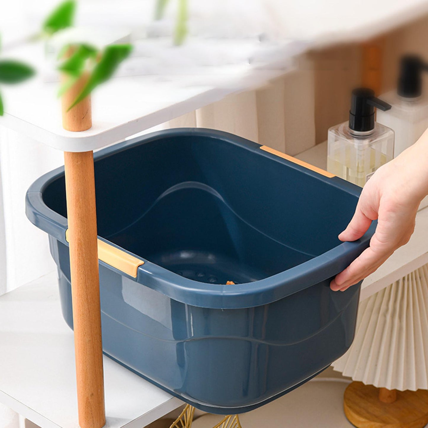 Versatile Foot Bath Basin Tub for Soaking Feet, Portable Massage Bucket for Adults, Men Foot Pedicure