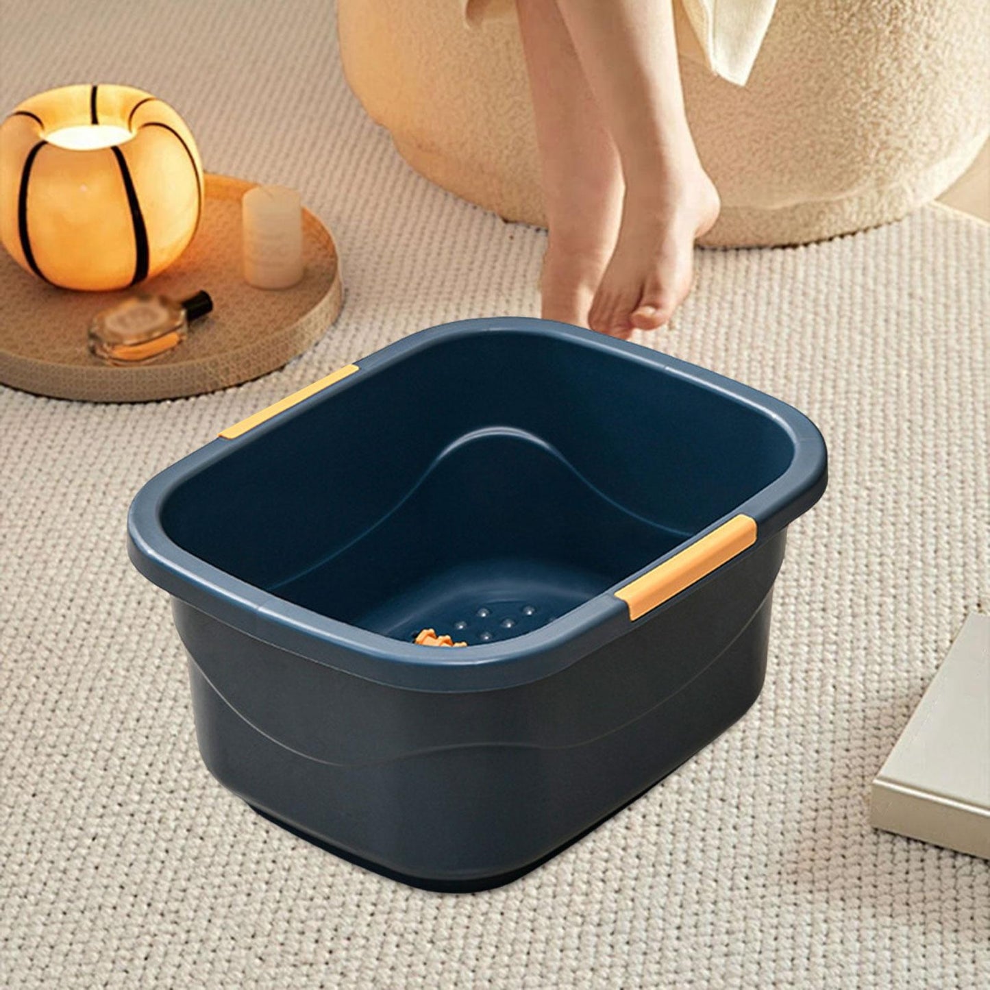 Versatile Foot Bath Basin Tub for Soaking Feet, Portable Massage Bucket for Adults, Men Foot Pedicure