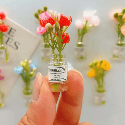 8PCS Mini Vase Magnets Set – Cute 3D Refrigerator Magnets for Kitchen Fridge Decor