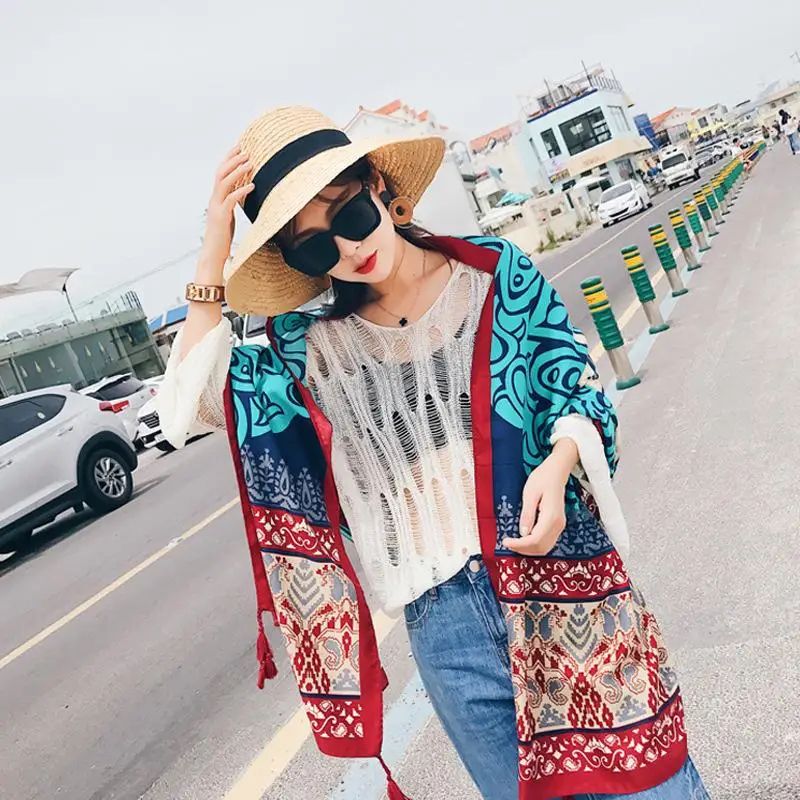 Twill Cotton Large Beach Pareo Wrap