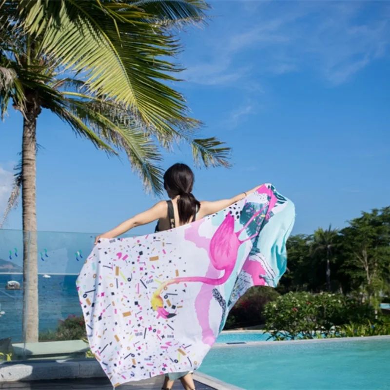 Twill Cotton Large Beach Pareo Wrap