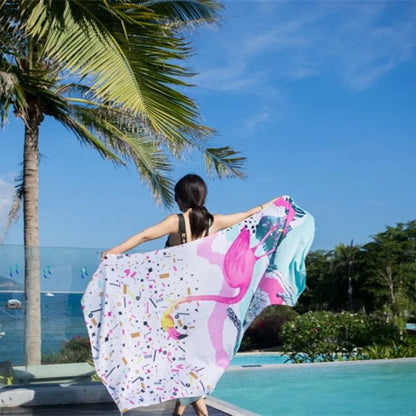 Twill Cotton Large Beach Pareo Wrap