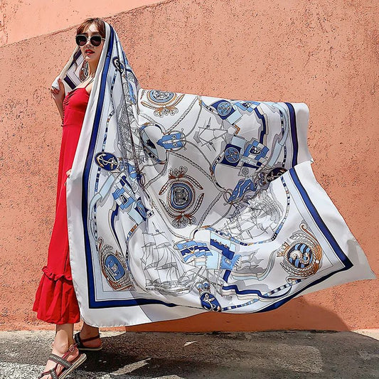 Large Beach Sarong Wrap Sun Protection