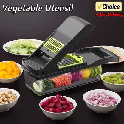 Multifunctional 14 16 Piece Vegetable Slicer Set