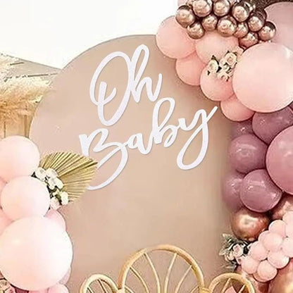 Felt Oh Baby Party Banner Sign