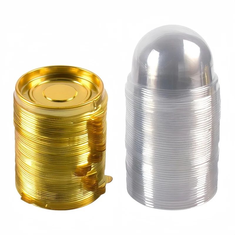 50pcs Plastic Cake Boxes for Party Supplies