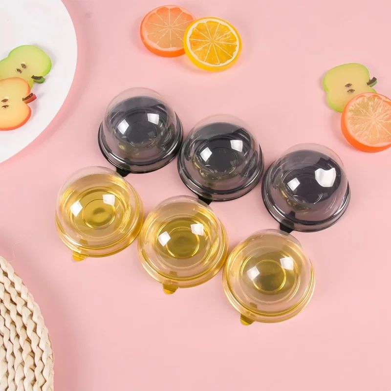 50pcs Plastic Cake Boxes for Party Supplies