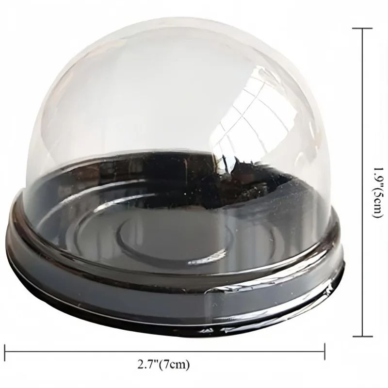 50pcs Plastic Cake Boxes for Party Supplies
