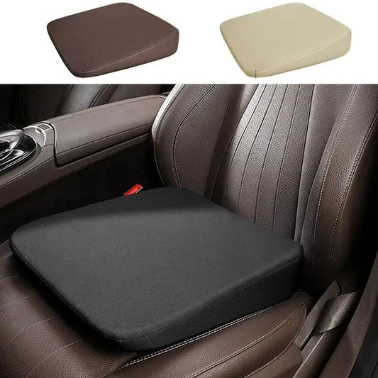 Wedge Car Seat Cushion – Ergonomic Adult Booster Pad for Drivers