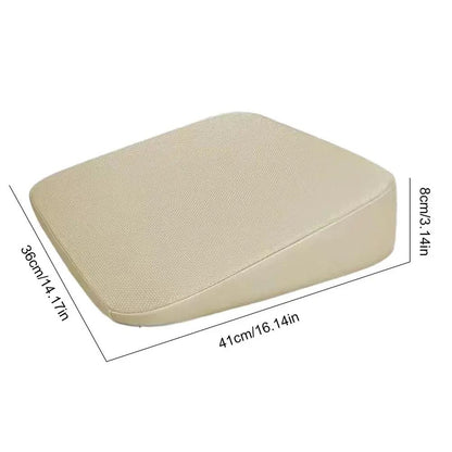 Wedge Car Seat Cushion – Ergonomic Adult Booster Pad for Drivers